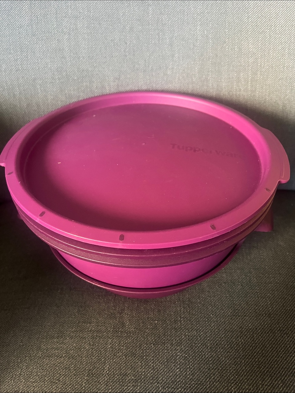 Tupperware Microwave Steamer Bowl Set - Fuchsia Pink